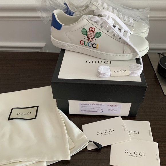 Gucci Shoes - Women’s size 36 ace Gucci tennis sneakers
